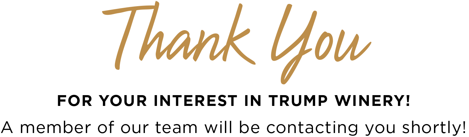 Trump Winery Thanks